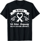 in March We Wear Burgundy Multiple Myeloma Awareness Ribbon T-Shirt - T-Shirt | Black