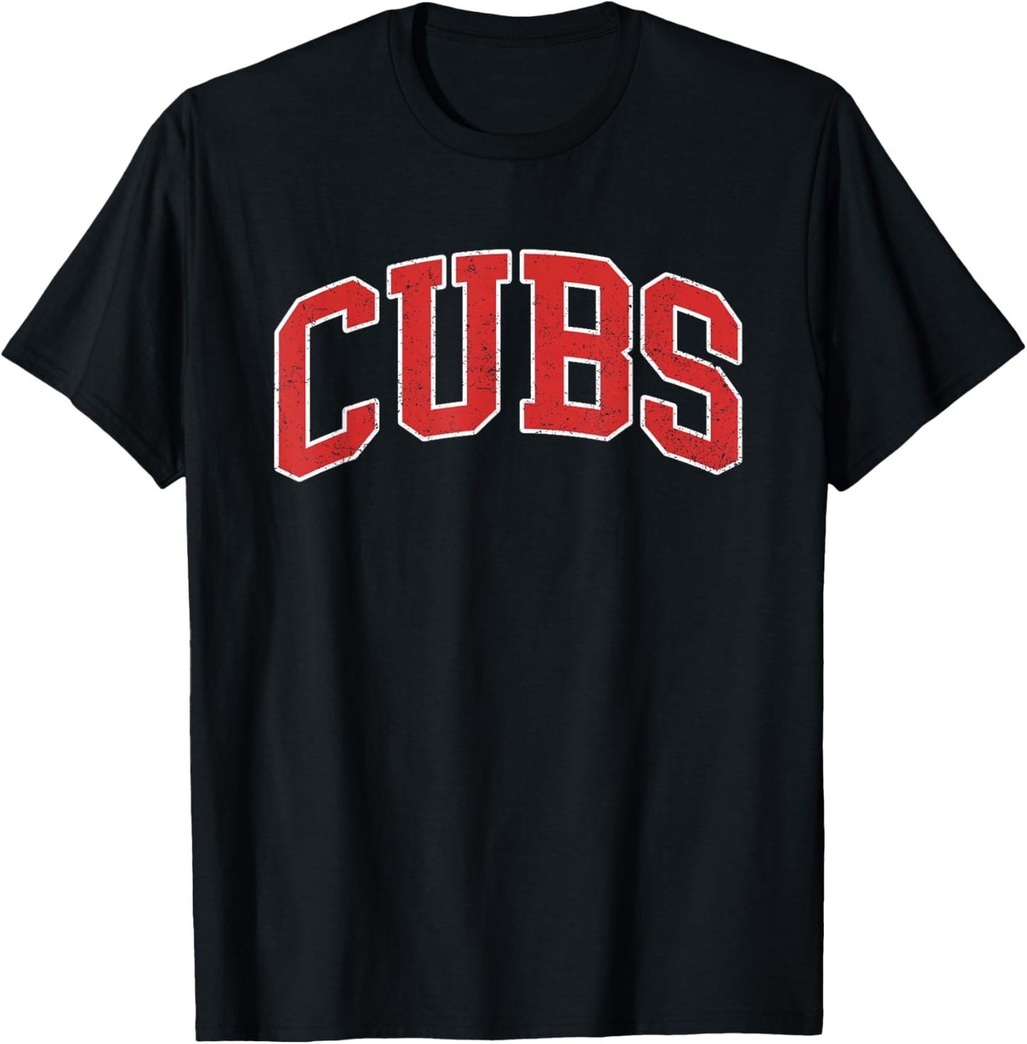 Vintage Cubs Name Retro Design Women and Kids T-Shirt - T-Shirt | Black