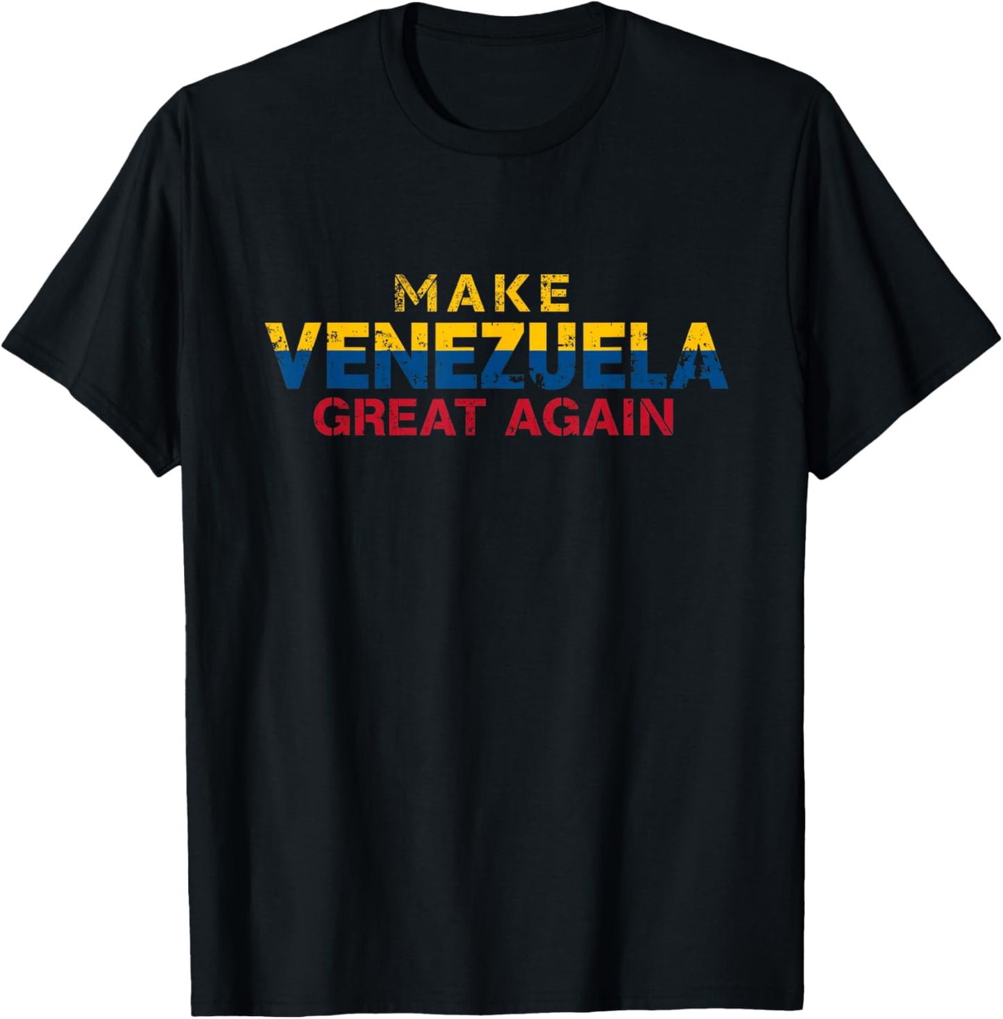Make Venezuela Great Again T-Shirt - T-Shirt | Black