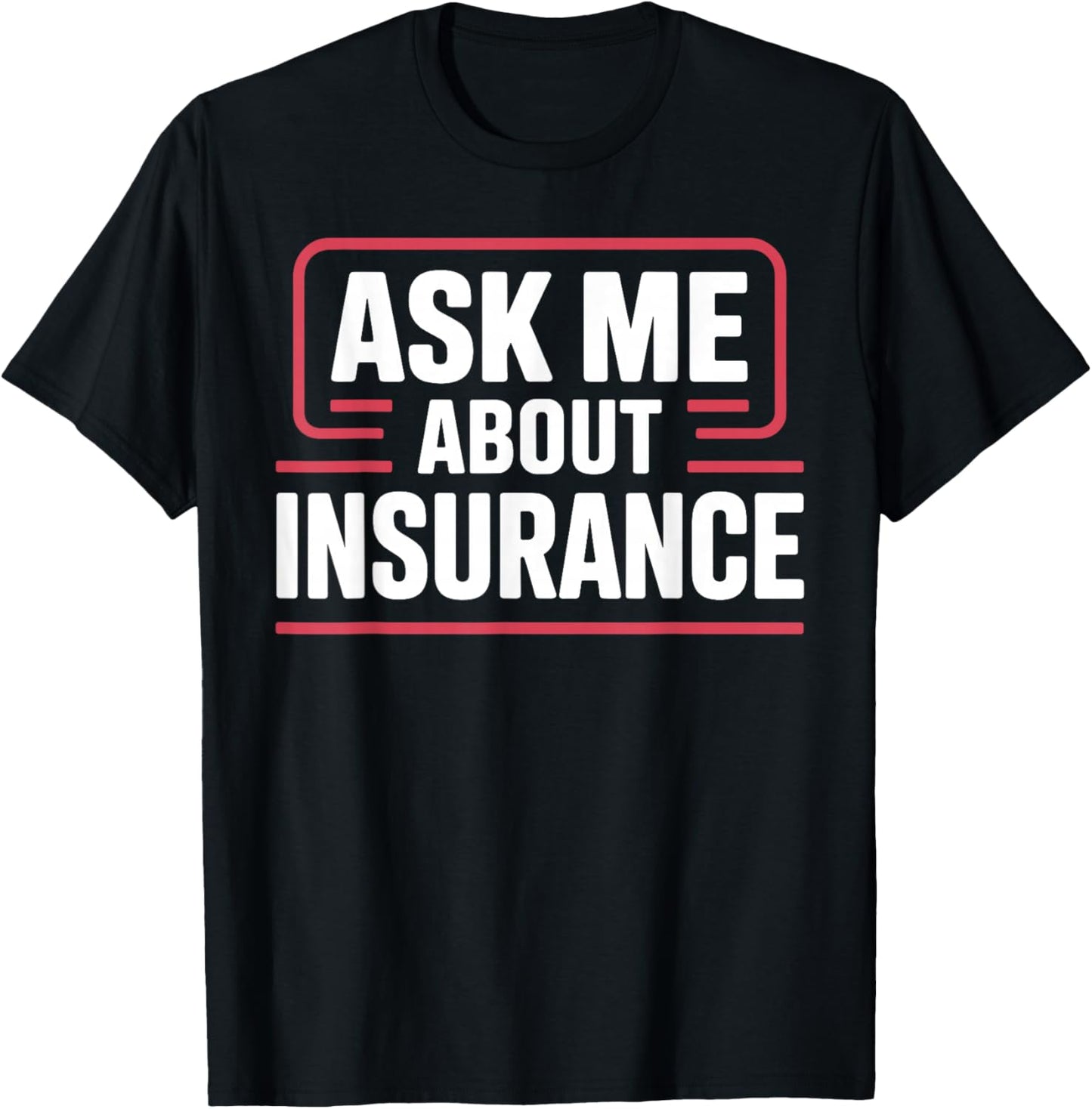 Funny Insurance Agent Design Women Insurance Broker T-Shirt - T-Shirt | Black