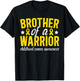 Childhood Cancer Brother of A Childhood Cancer Warrior T-Shirt - T-Shirt | Black