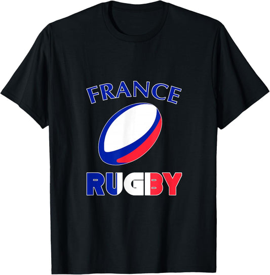 France National Rugby Pride T-Shirt - T-Shirt | Black