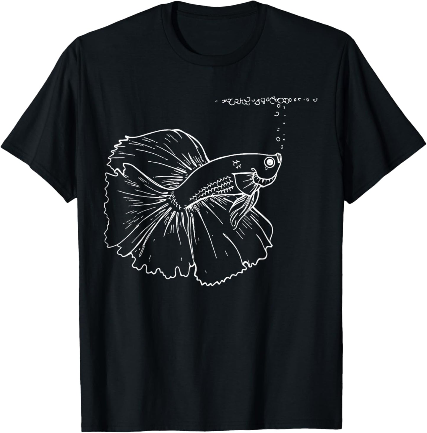 Aquarium Owner Siamese Fighting Fish Lover Betta Fish T-Shirt - T-Shirt | Black