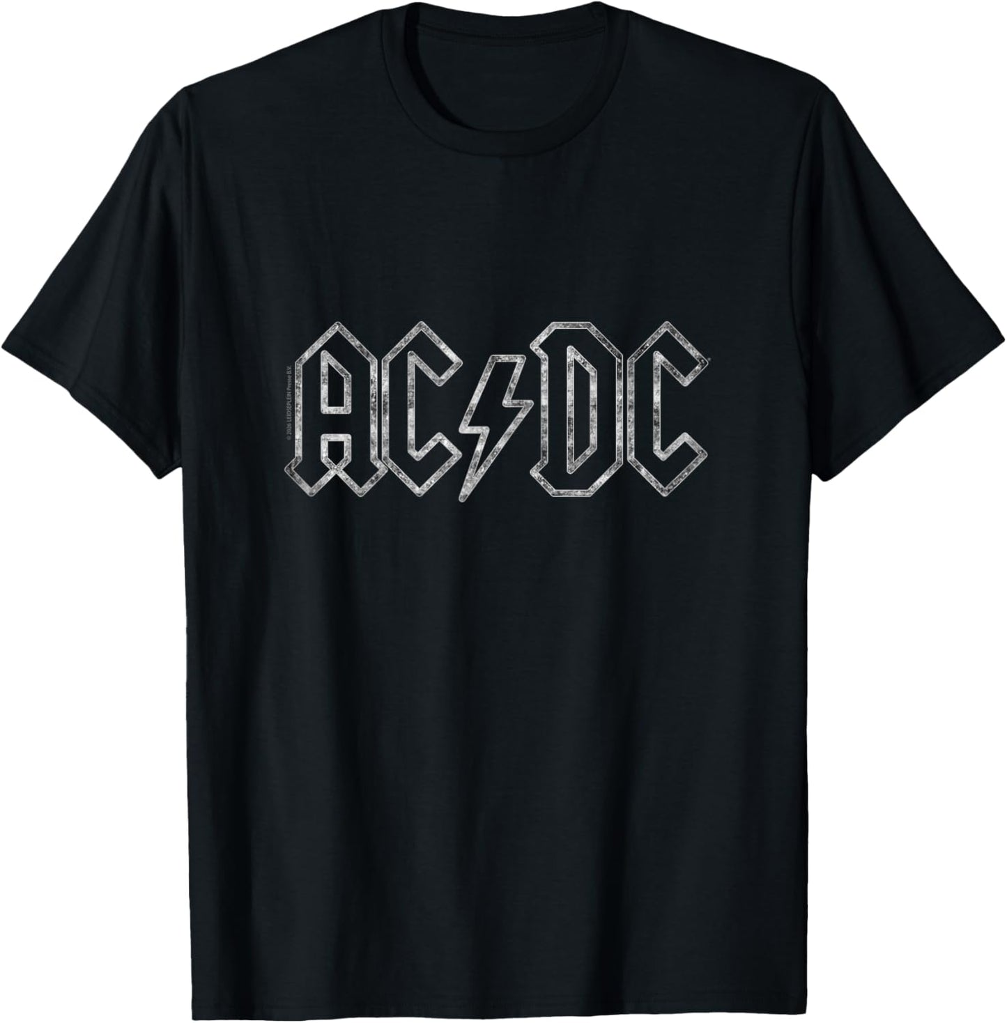 Official AC/DC Women Girls Rock n Roll Christmas T-Shirt - T-Shirt | Black