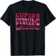 Dancer Valentine's Day Dance and Ballet Cute Hearts T-Shirt - T-Shirt | Black