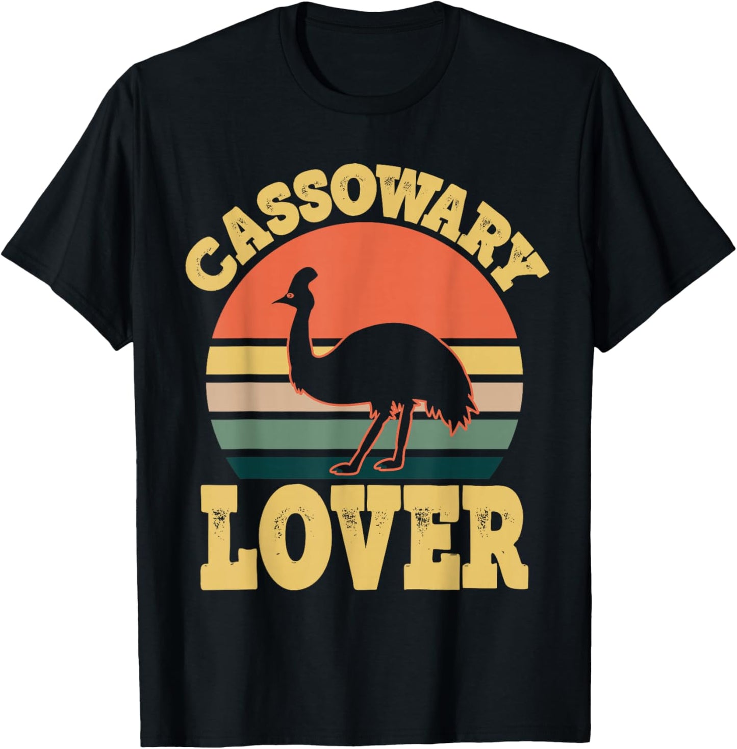 Cassowary Lover T-Shirt - T-Shirt | Black