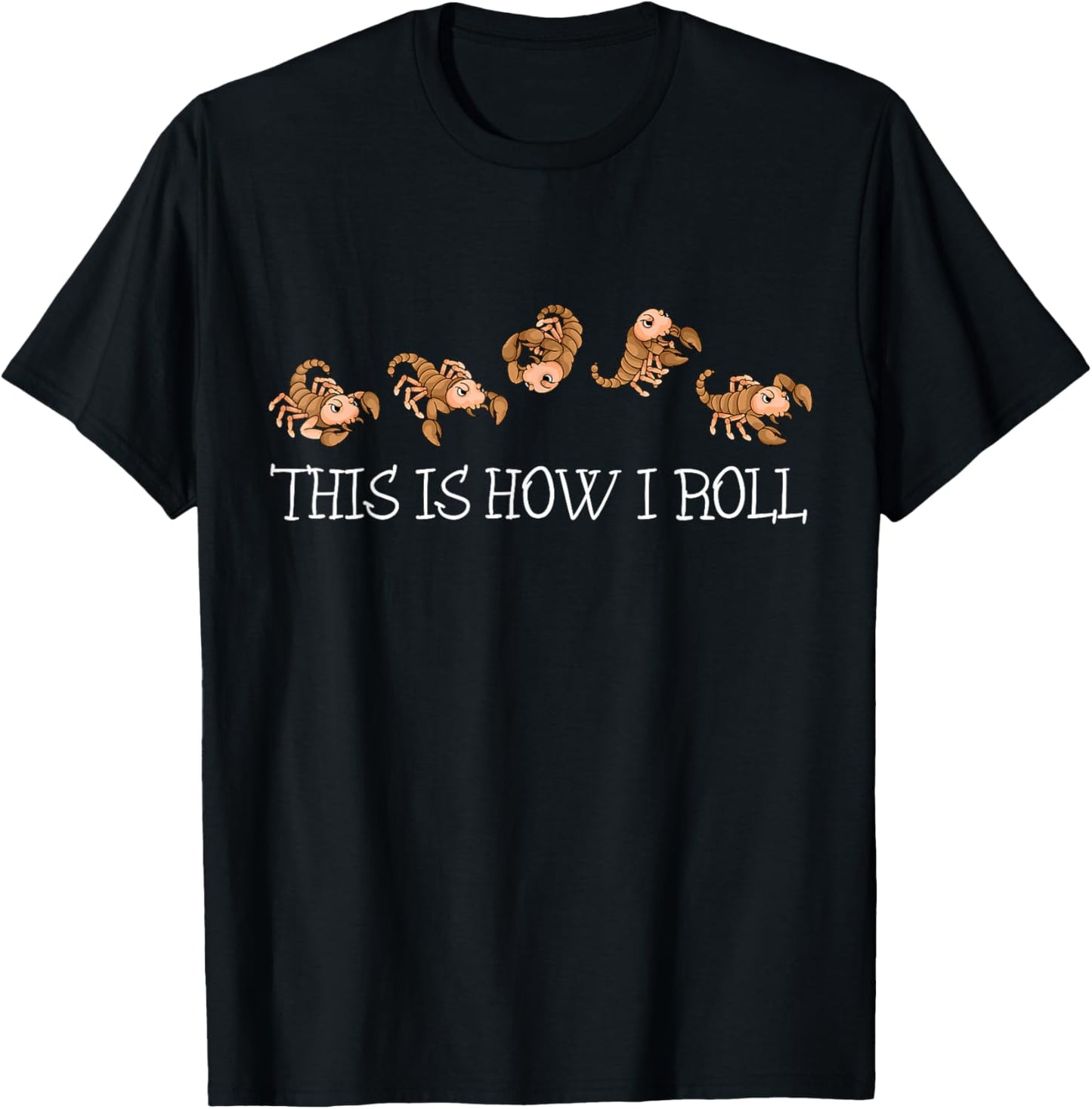 Cute Scorpion Lover Kids Arachnology Desert Scorpion T-Shirt - T-Shirt | Black