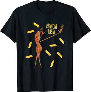 Marcus The Worm Rigatoni Pasta T-Shirt - T-Shirt | Black