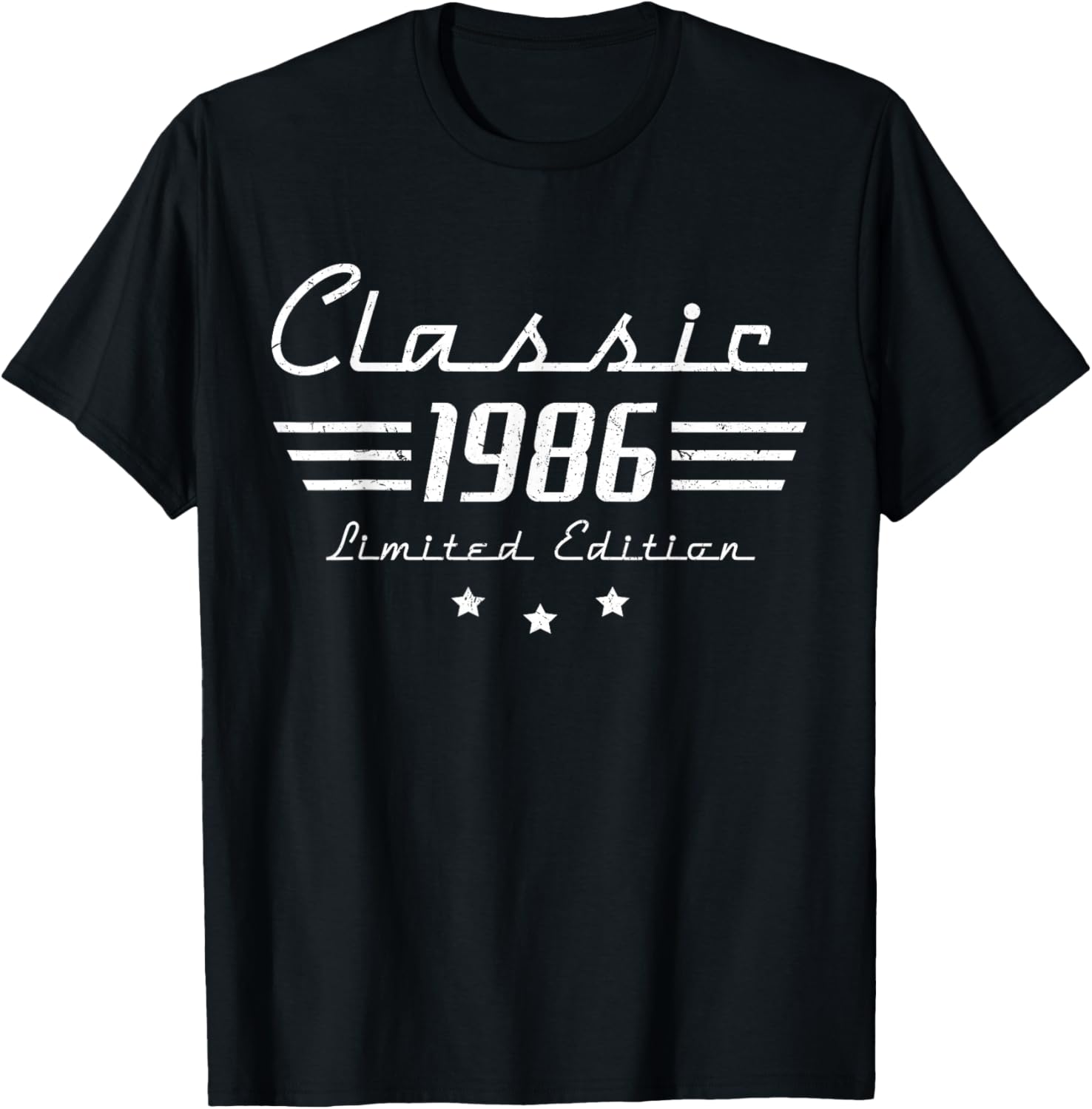 40 Year Old Gifts Men Vintage Classic Car 1986 40th Birthday T-Shirt - T-Shirt | Black