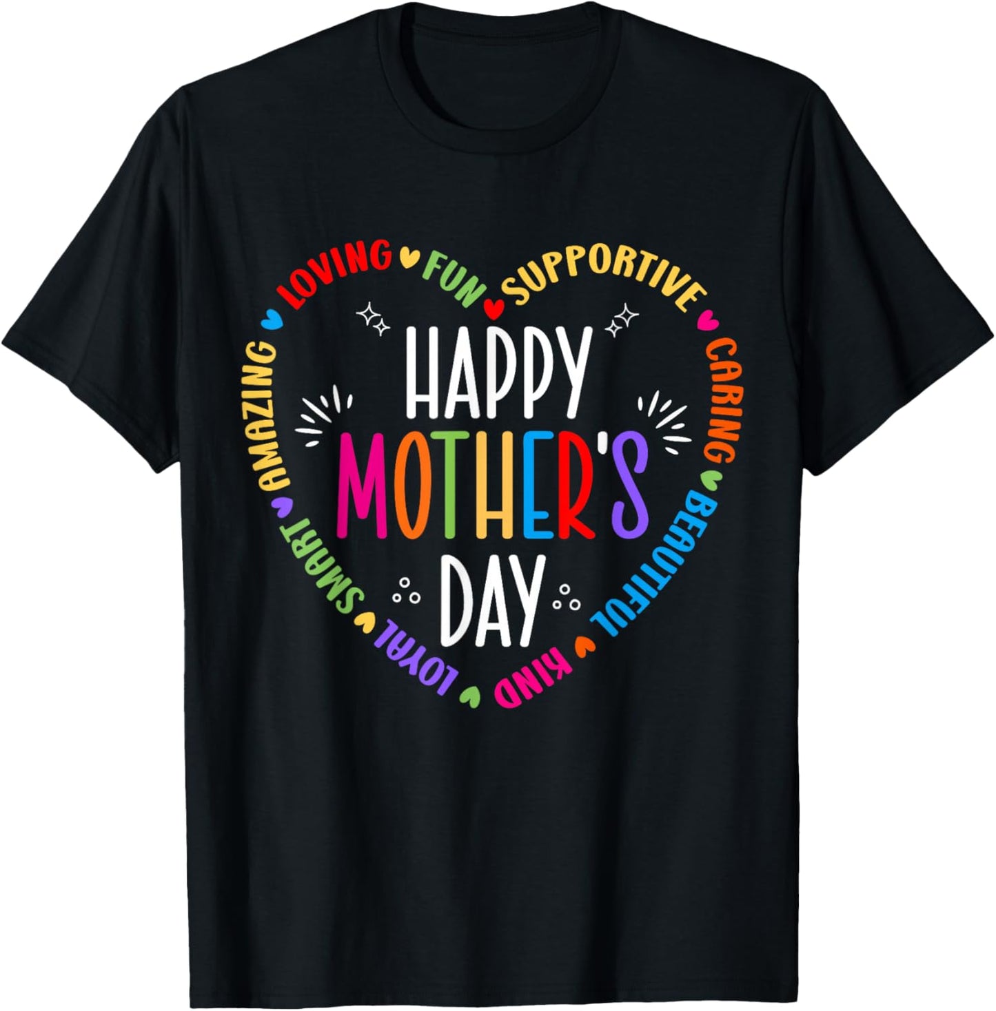 Happy Mother's Day Mom Grandma Funny Mother's Day T-Shirt - T-Shirt | Black