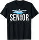 Senior Swim Team Member Class of 2026 Swimmer Vintage T-Shirt - T-Shirt | Black