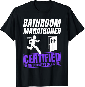 Ulcerative Colitis Awareness Funny IBD Warrior T-Shirt - T-Shirt | Black