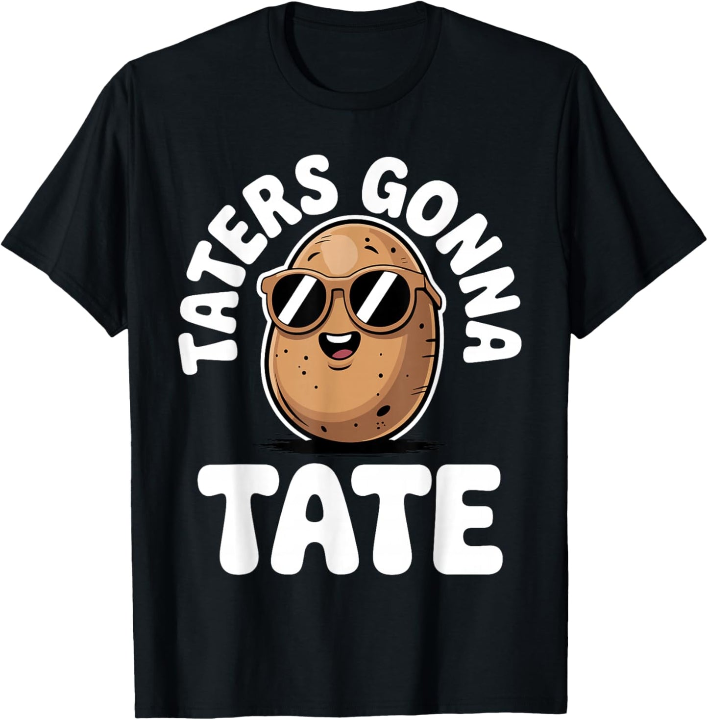 Potato Novelty Women Adult Potato Gag Potato Lovers T-Shirt - T-Shirt | Black