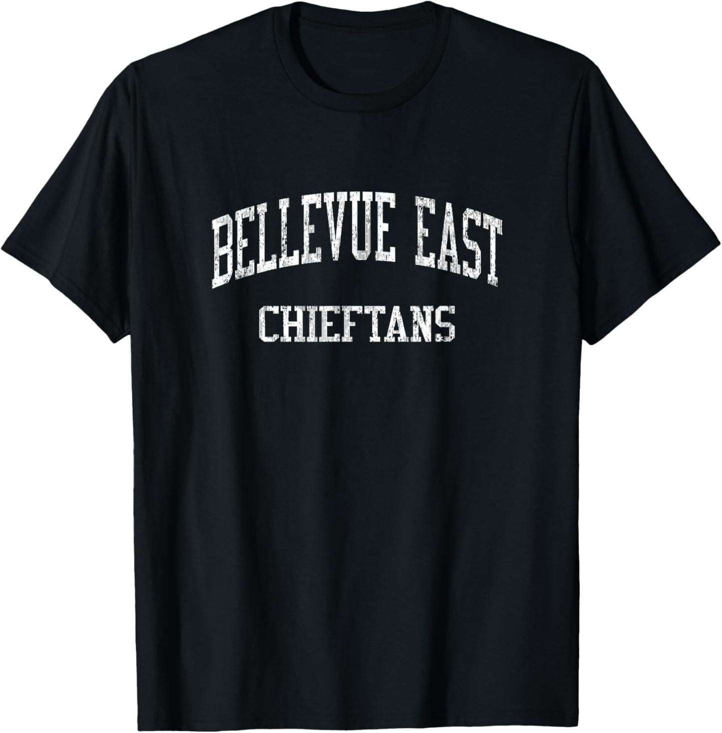 Bellevue East High School HS Bellevue NE Vintage Sports T-Shirt - T-Shirt | Black