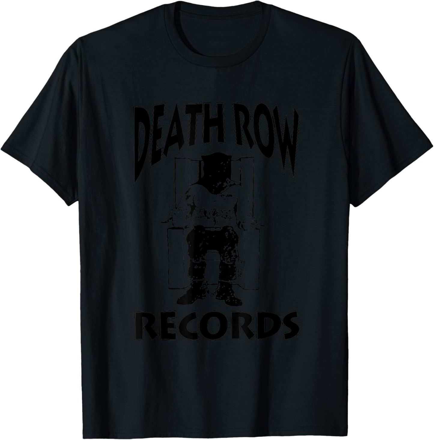Official Death Row Records Black Logo T-Shirt - T-Shirt | Black