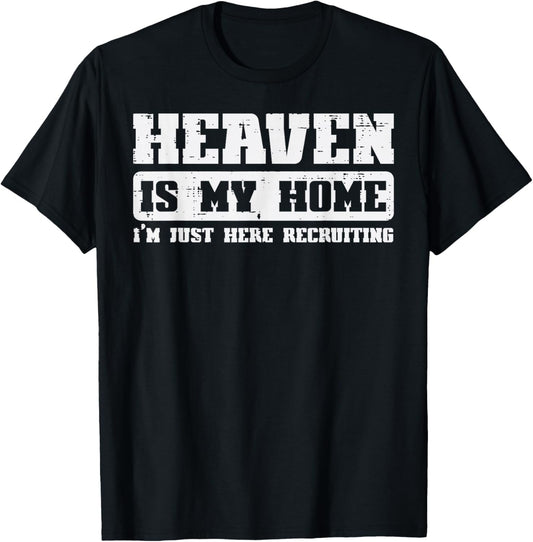 Christian Religious God Jesus Heaven Men Women Kids T-Shirt - T-Shirt | Black