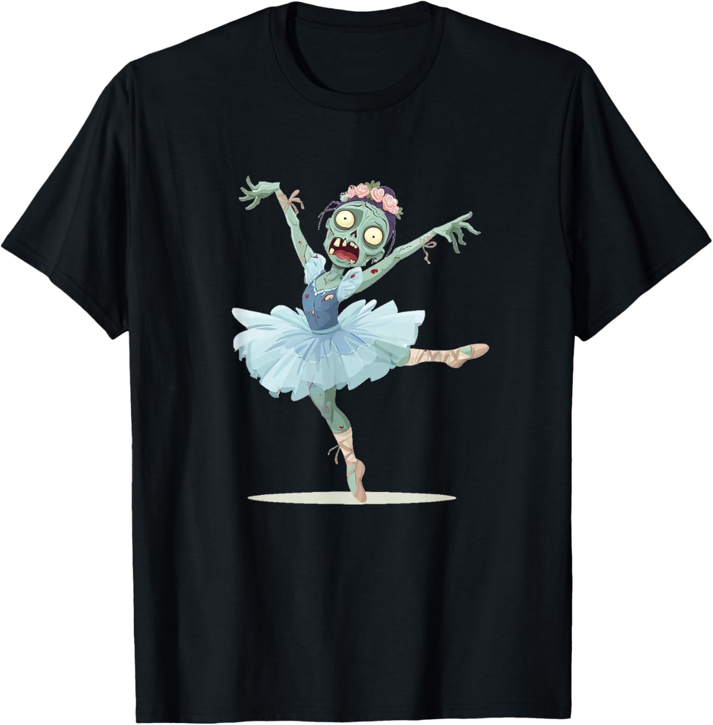 Pretty Ballerina Zombie Costume T-Shirt - T-Shirt | Black