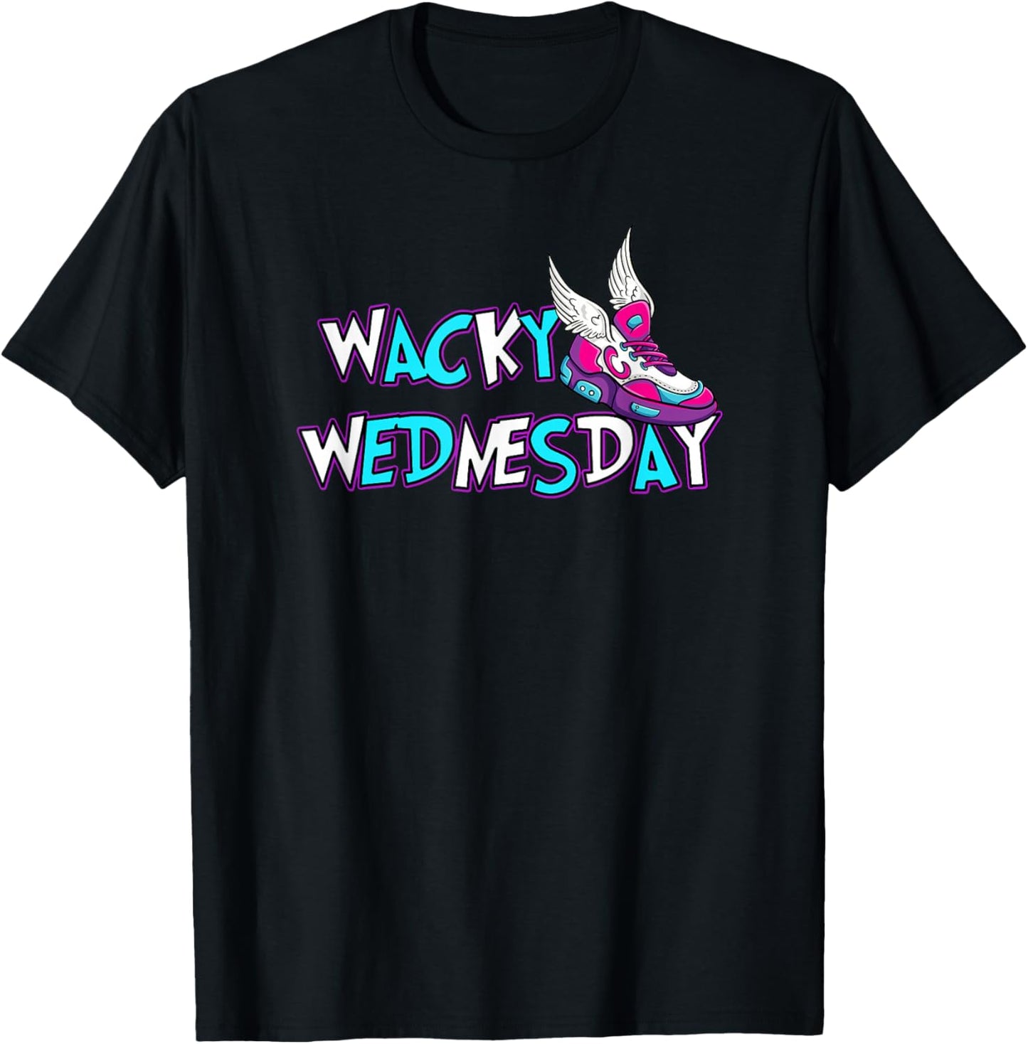 Wacky Wednesday Kids and Teachers | Mismatch Day Spirit Week T-Shirt - T-Shirt | Black