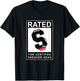 Rated S for Certified Sneaker Head Graphic T-Shirt - T-Shirt | Black