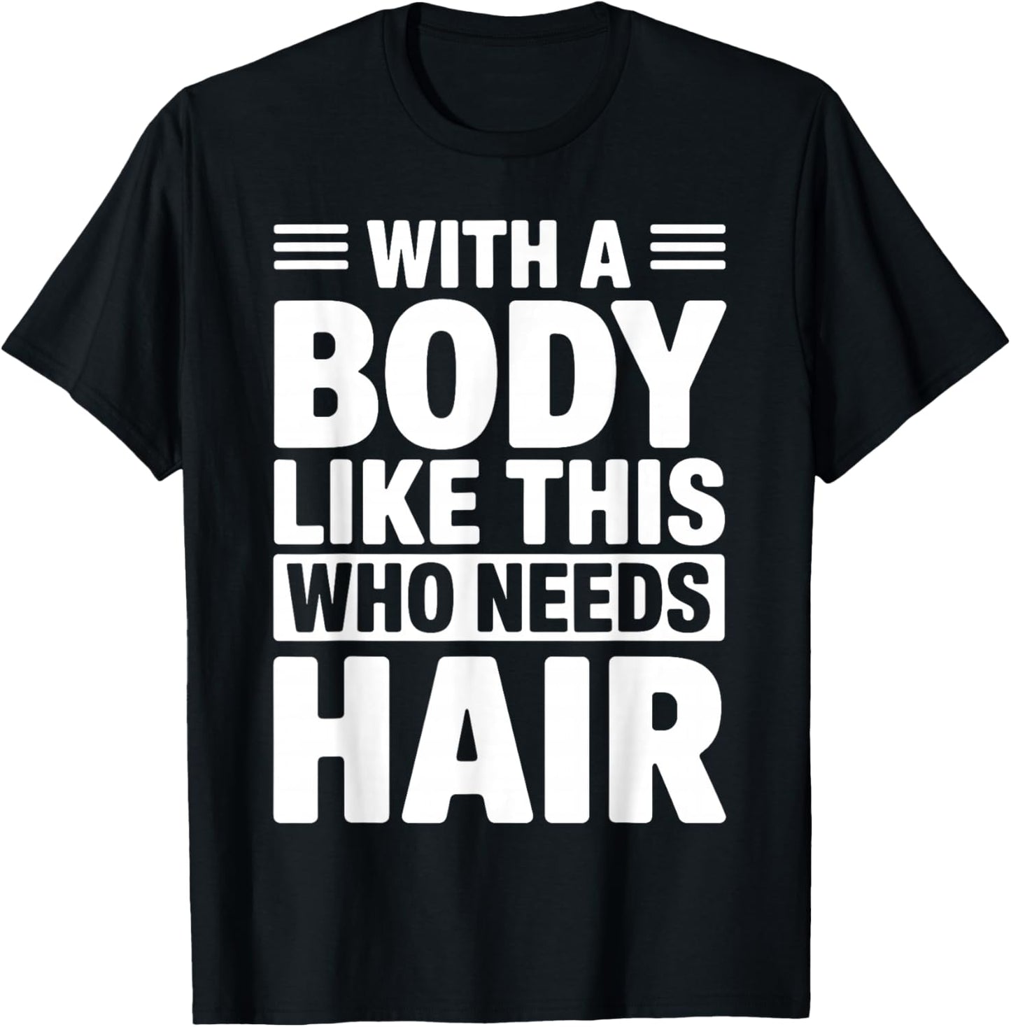 Funny Bald Man Art Boys Bald Dad Bald Guy Bald Head T-Shirt - T-Shirt | Black