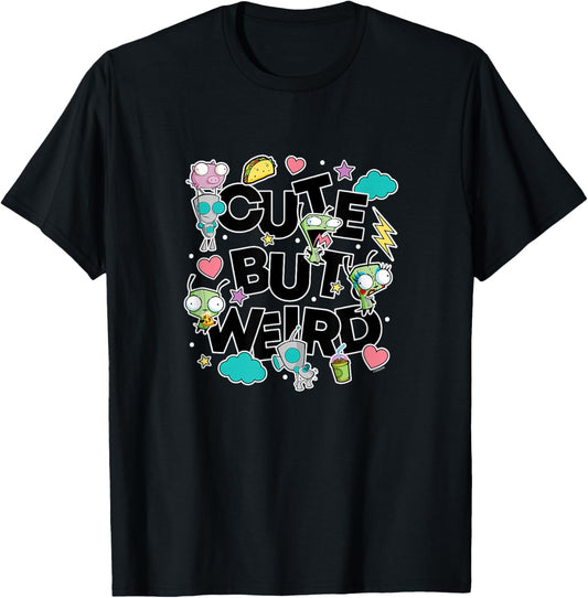 Invader Zim - Gir - Cute But Weird T-Shirt - T-Shirt | Black
