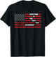 Everything is Fine Trust Your Government Vintage USA Flag T-Shirt - T-Shirt | Black