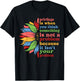 Privilege is When You Think Something Isn't A Problem Flower T-Shirt - T-Shirt | Black