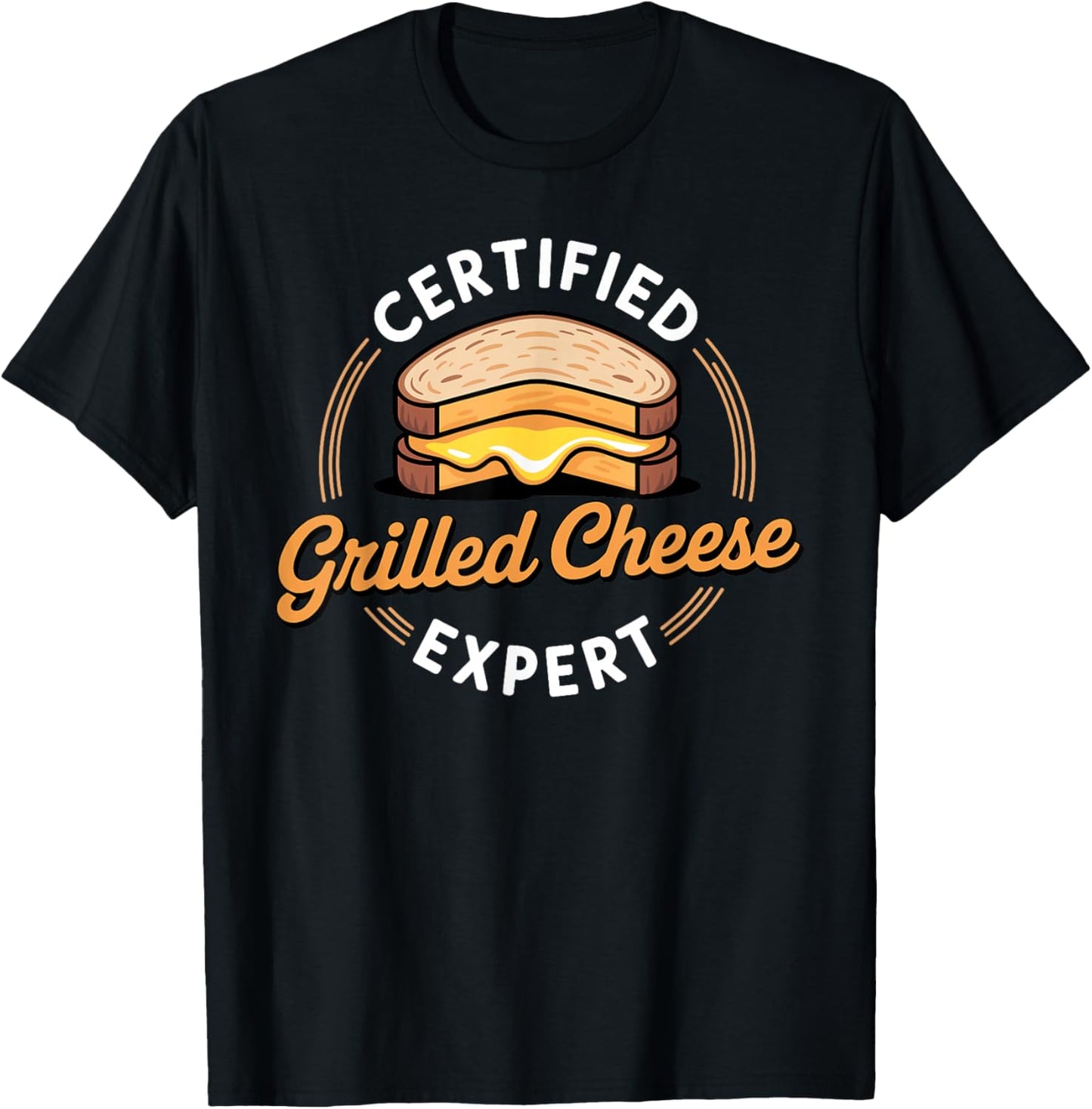 Funny Grilled Cheese Art Women Grilled Cheese Lover T-Shirt - T-Shirt | Black