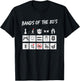 Bands of The 80S Graphic Icons Humor T-Shirt - T-Shirt | Black