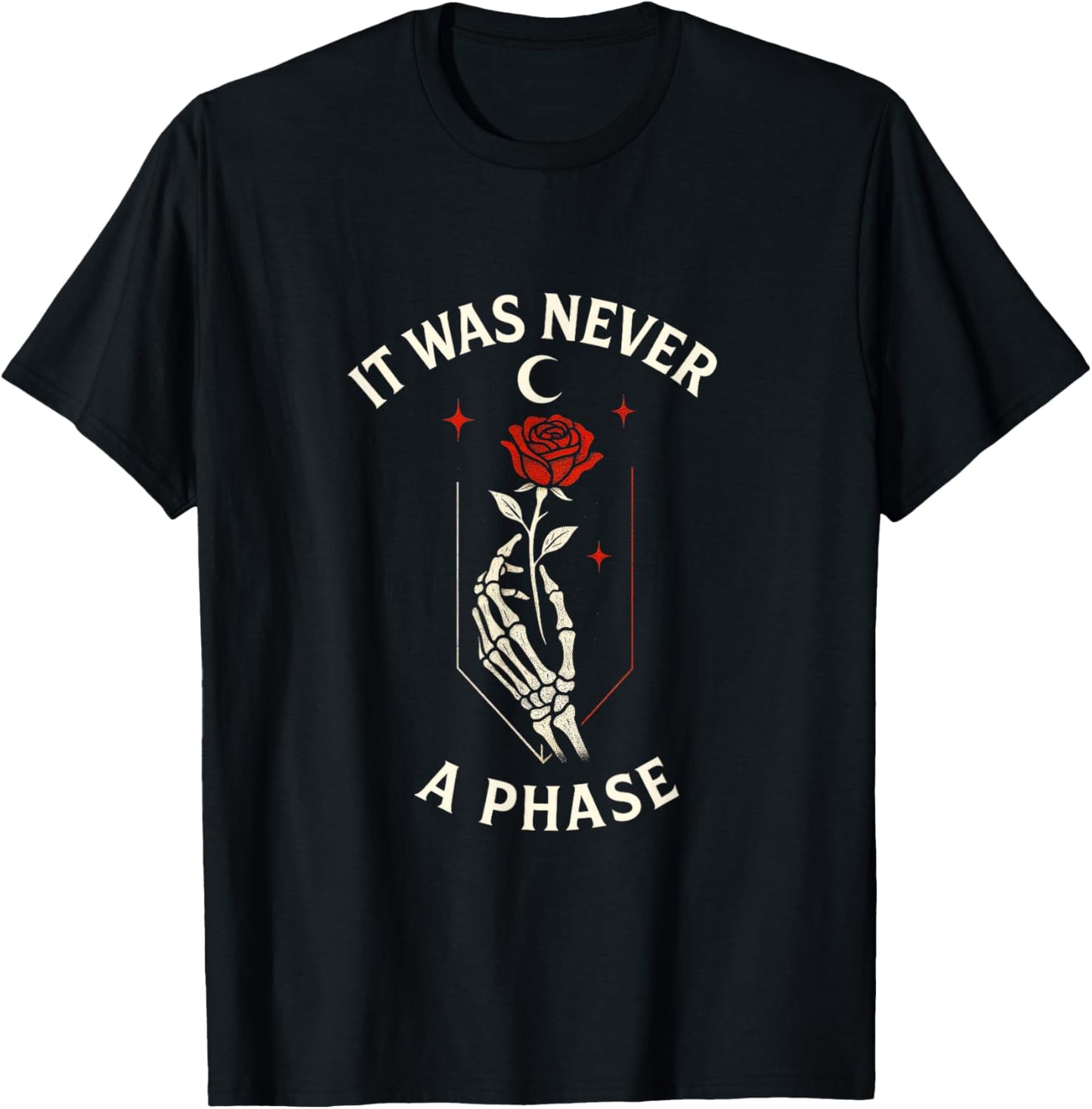 It was Never a Phase - Emo Elder Scene Love T-Shirt - T-Shirt | Black
