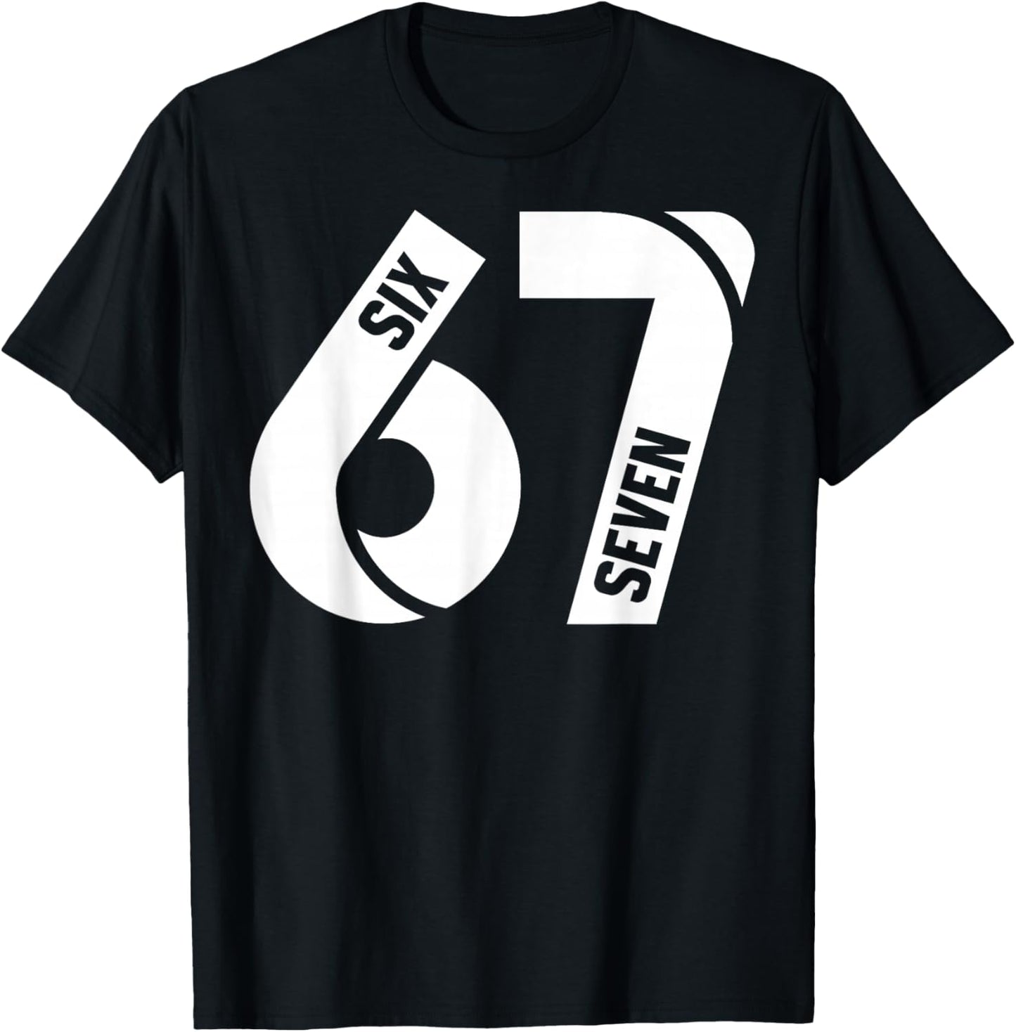 Six Seven 6 7 Meme Funny Number 67 Let's Get Sendy Costume T-Shirt - T-Shirt | Black