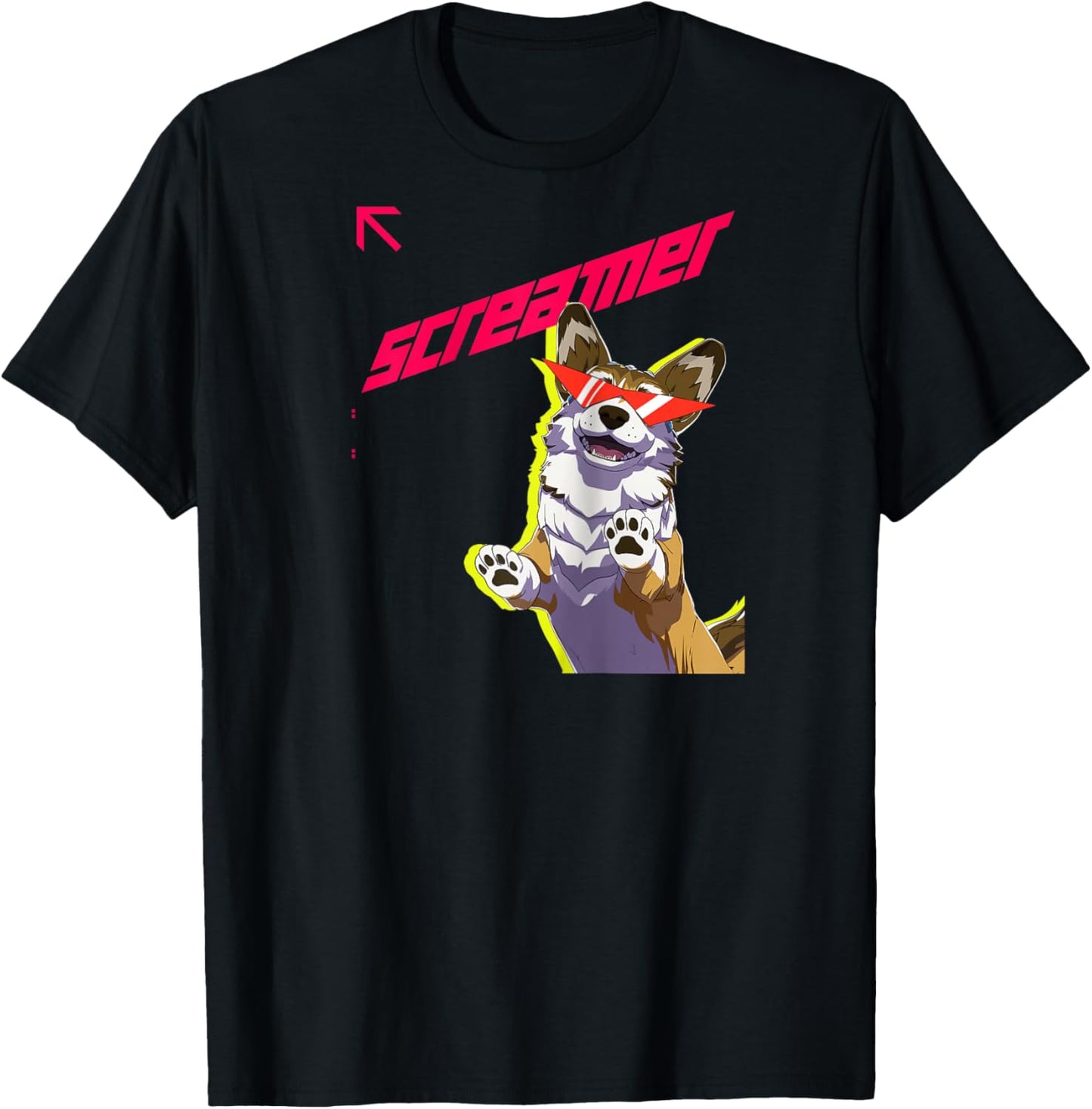 Official Screamer Merchandise - Fermi Raglan Baseball T-Shirt - T-Shirt | Black