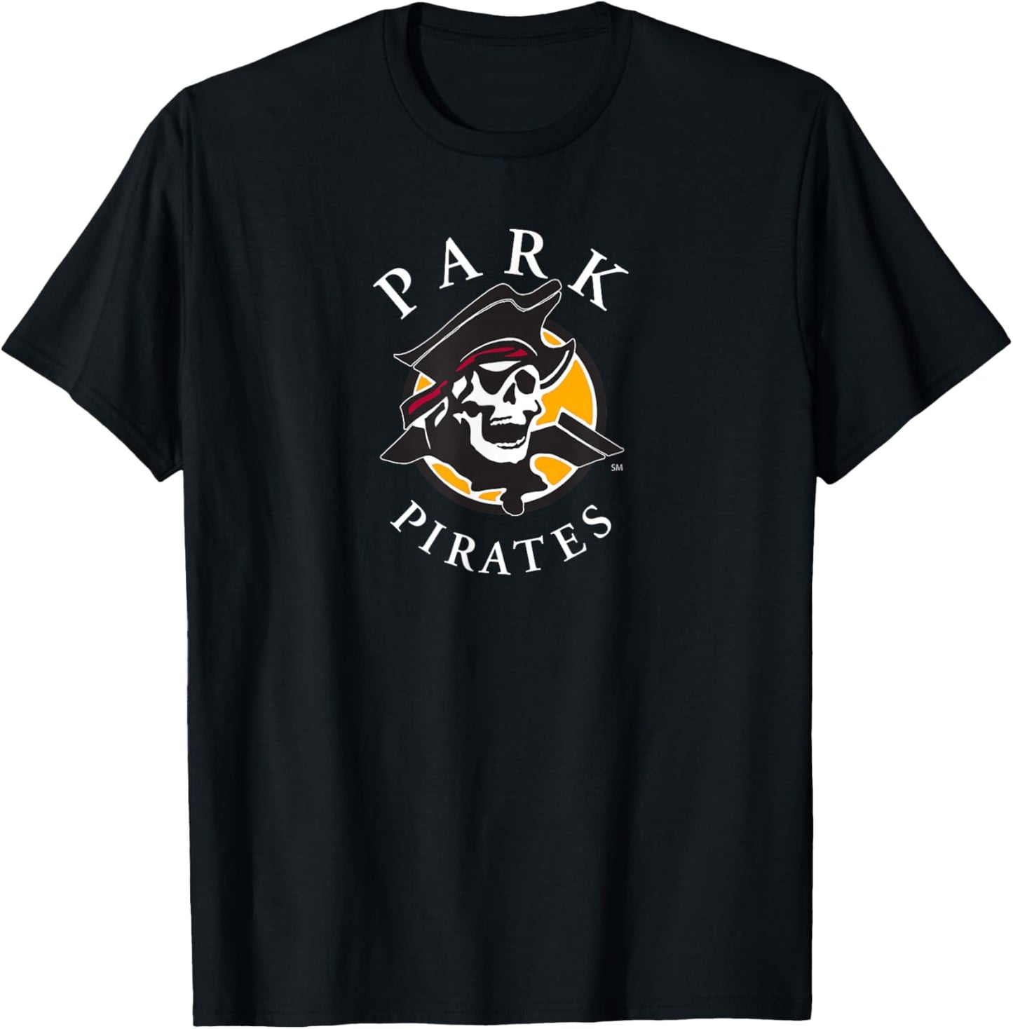Park University Pirates Primary Logo T-Shirt - T-Shirt | Black