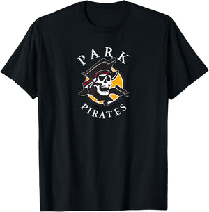 Park University Pirates Primary Logo T-Shirt - T-Shirt | Black