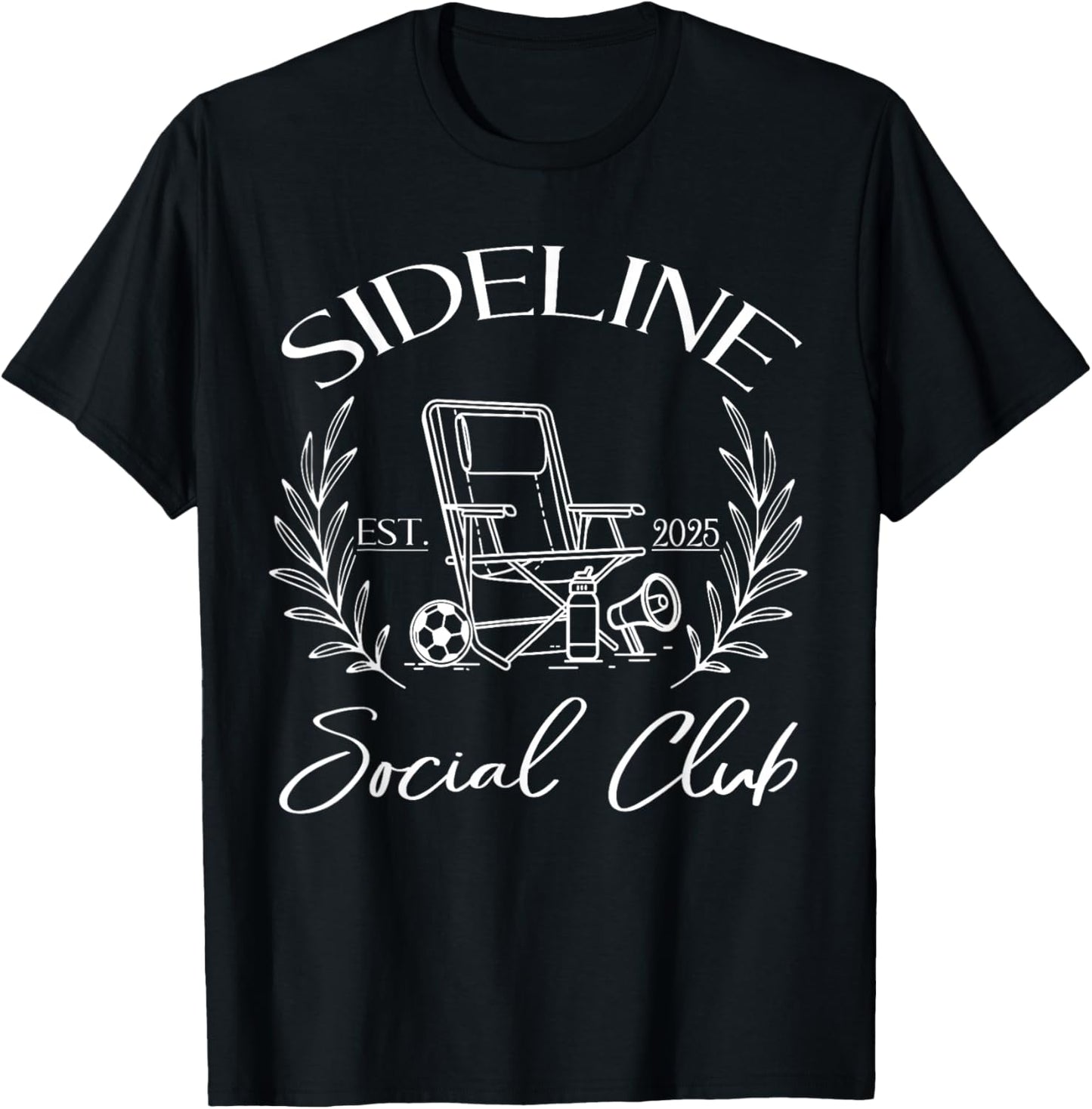 Sideline Social Club - Soccer T-Shirt - T-Shirt | Black