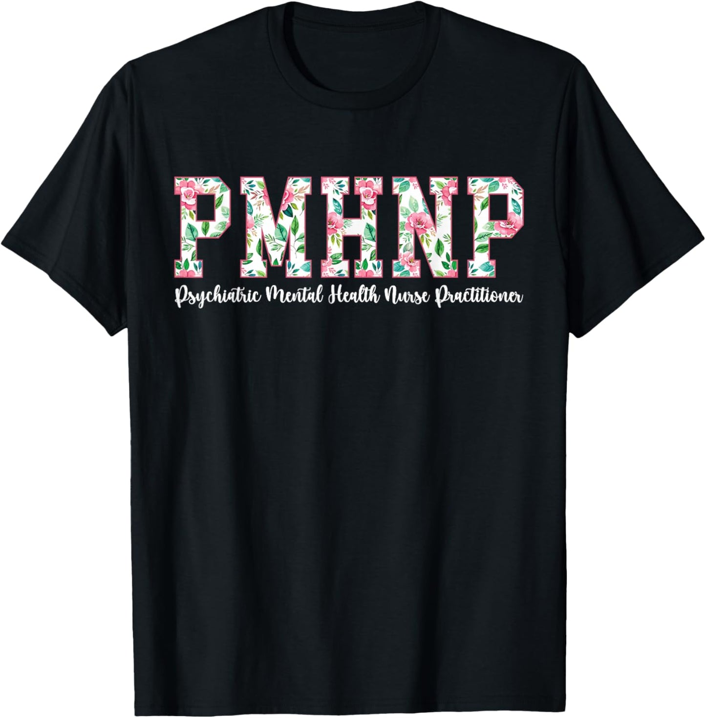 Boho PMHNP Psychiatric Mental Health Nurse Practitioner T-Shirt - T-Shirt | Black