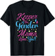 Keeper of The Gender Mama Loves You - Gender Reveal T-Shirt - T-Shirt | Black