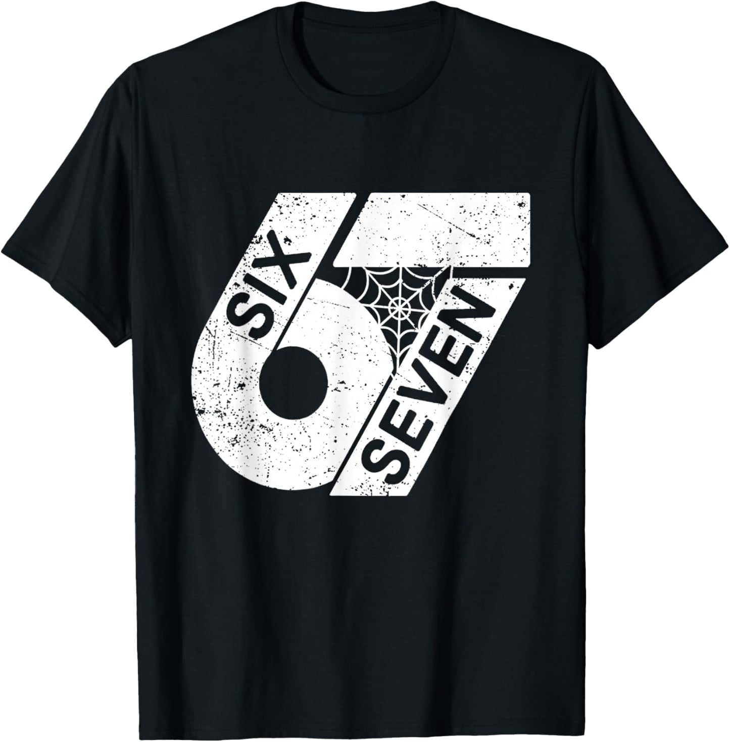Six Seven 6 7 Meme 6 7 Halloween Costume T-Shirt - T-Shirt | Black
