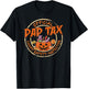 Dad Tax Halloween Candy Safety Inspector Pumpkin Dad Joke T-Shirt - T-Shirt | Black