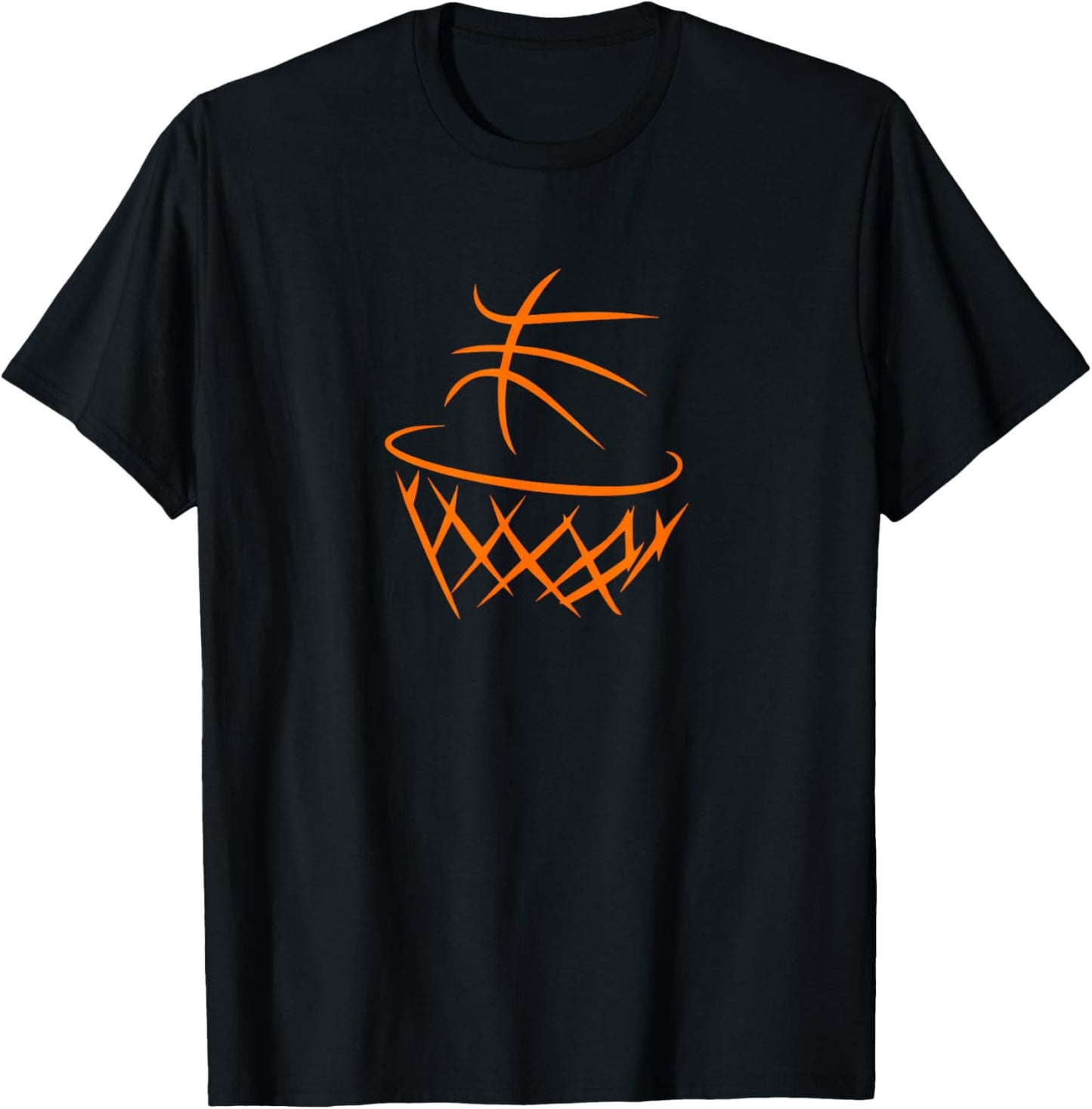 Basketball in Motion T-Shirt - T-Shirt | Black