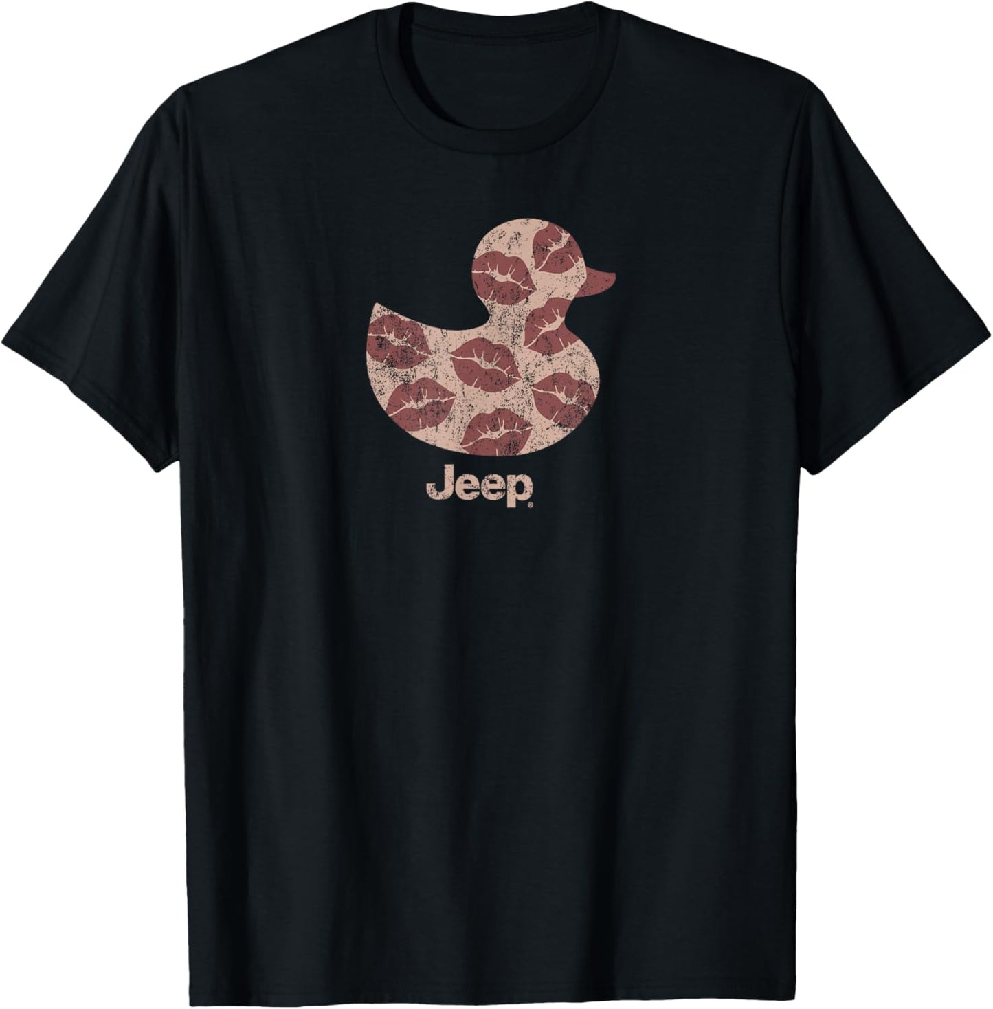 Jeep Duck Kisses Officially Licensed T-Shirt - T-Shirt | Black