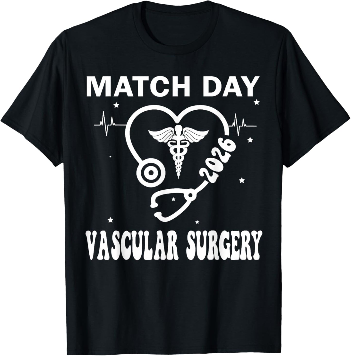 Match Day 2026 Vascular Surgery Residency Future Doctor T-Shirt - T-Shirt | Black