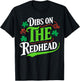 Dibs On The Redhead Funny Green Clover St Patrick's Day T-Shirt - T-Shirt | Black