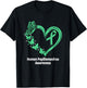Human Papillomavirus HPV Awareness Heart Butterfly T-Shirt - T-Shirt | Black