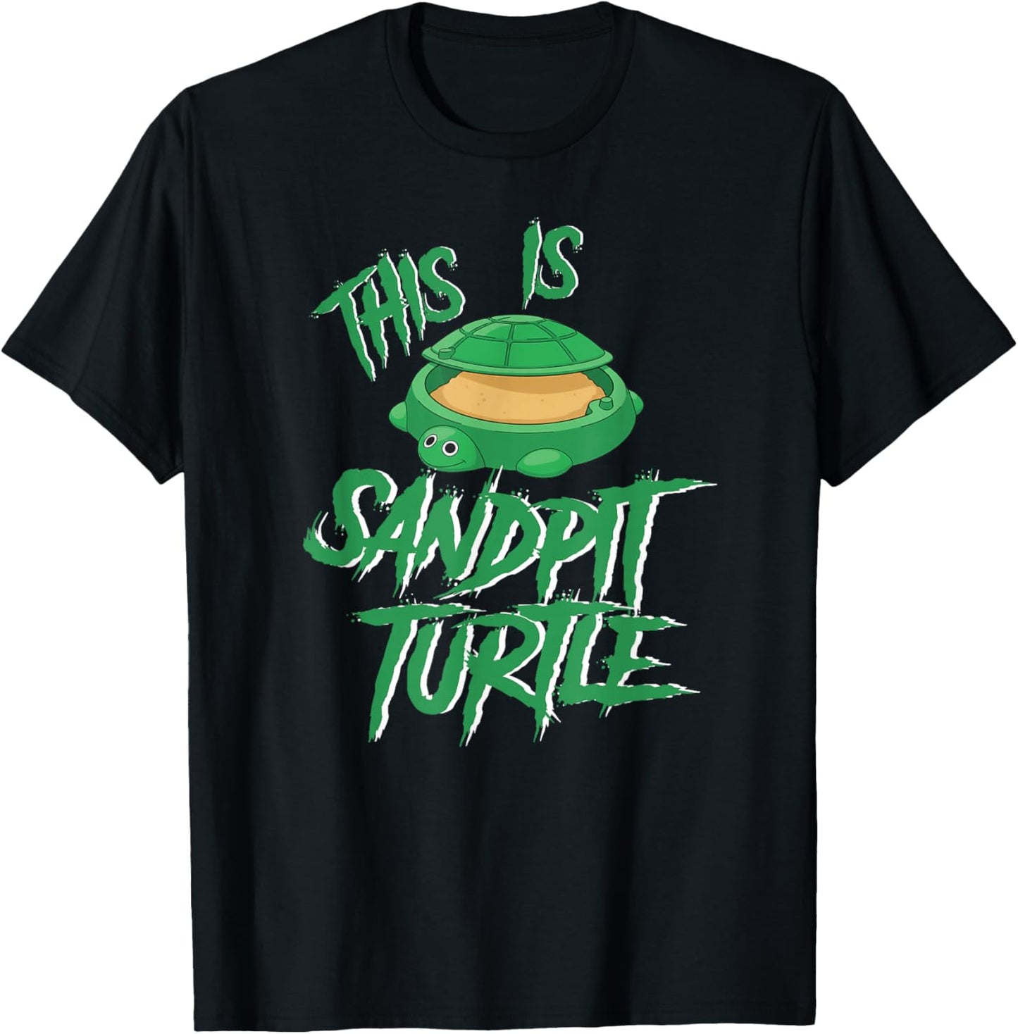 This is Sandpit Turtle Metal Music Meme T-Shirt - T-Shirt | Black