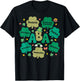 Behavioral Analysts ABA Therapist Shamrock St Patricks Day T-Shirt - T-Shirt | Black