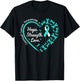 Cervical Cancer Awareness Heart Hope Strength Love Women T-Shirt - T-Shirt | Black