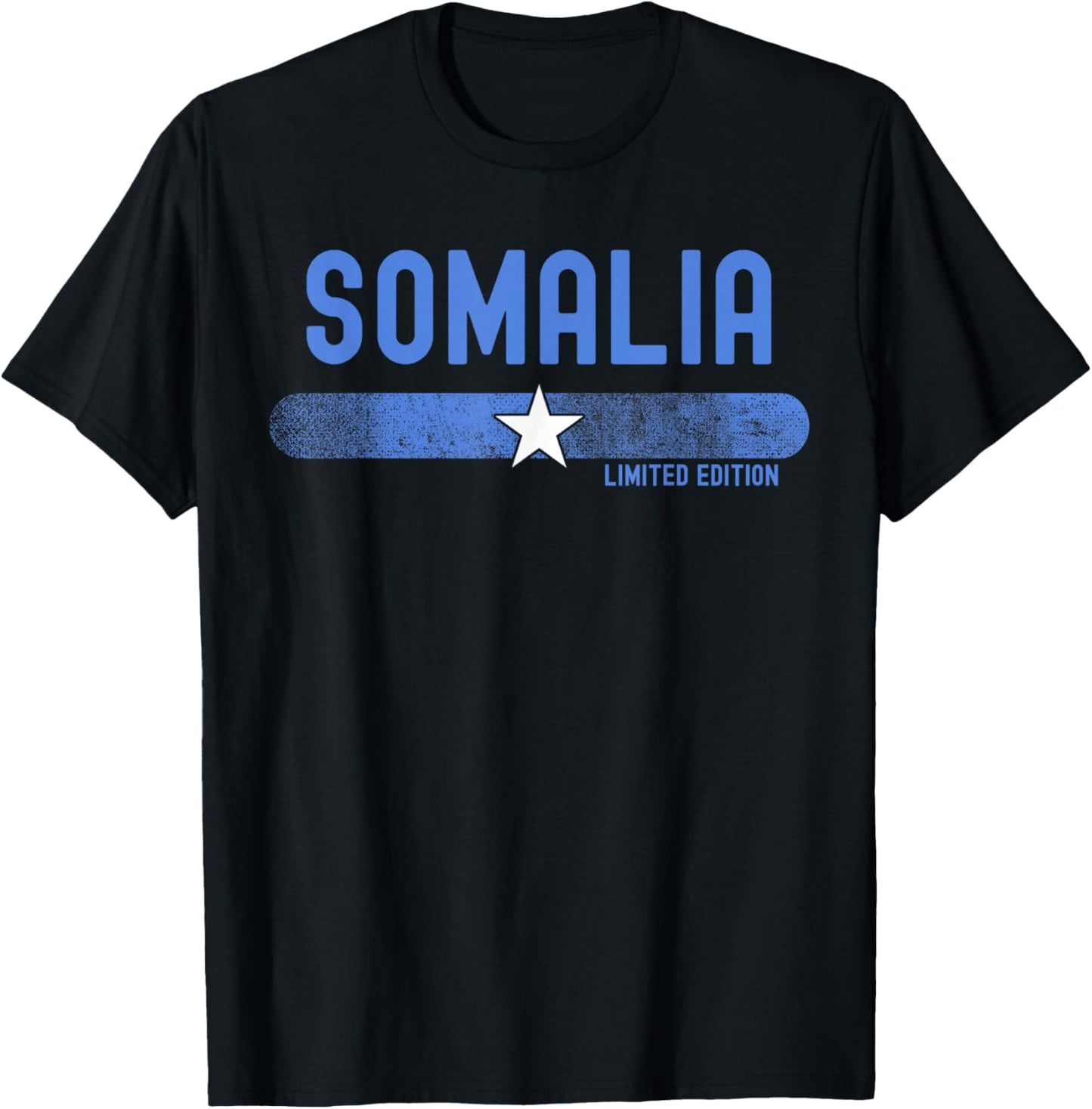 Somalia Flag | Men Women Kids | Patriotic Somali T-Shirt - T-Shirt | Black