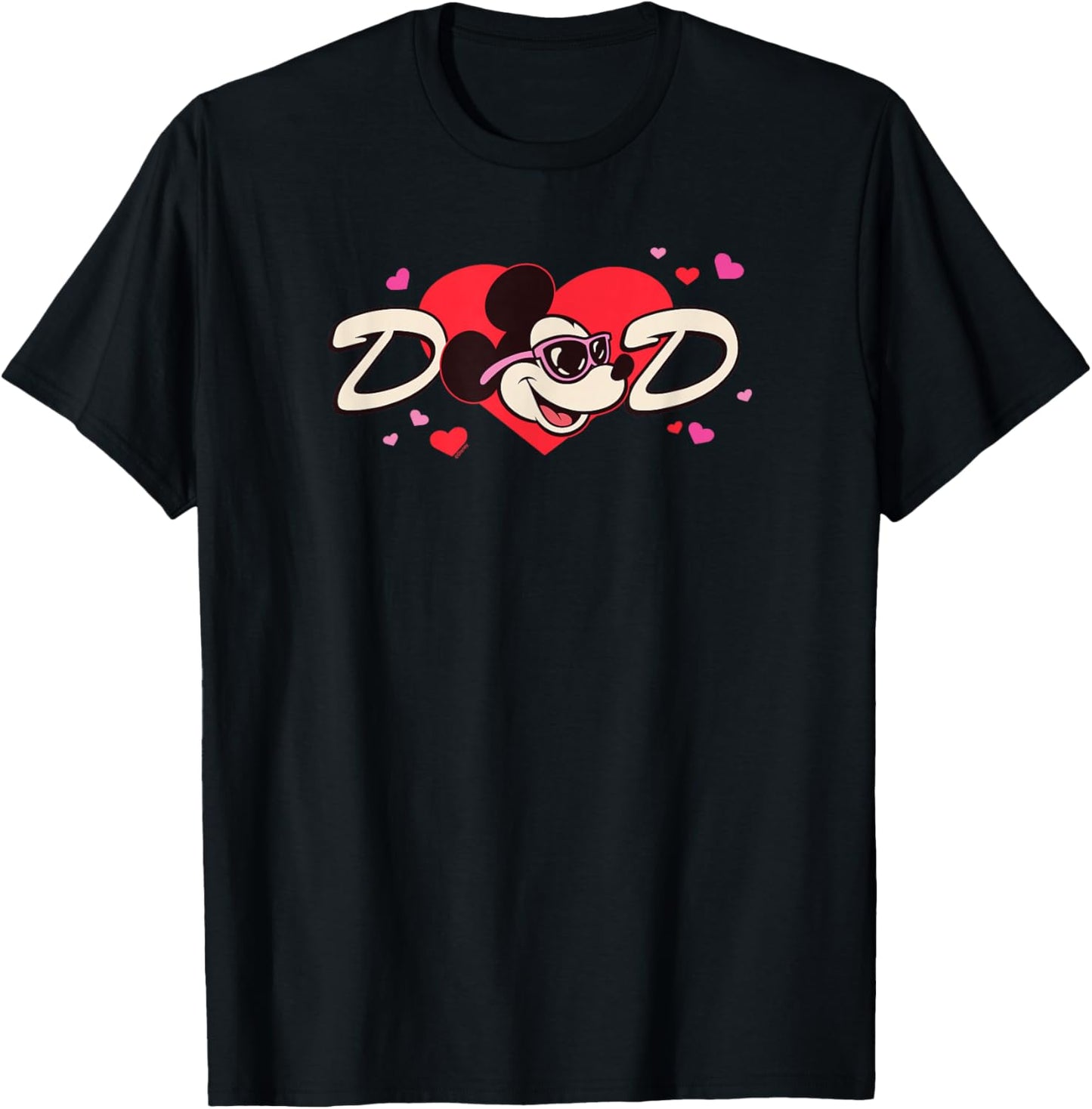 Disney Valentine's Day Dad Gift Family Matching Trip T-Shirt - T-Shirt | Black