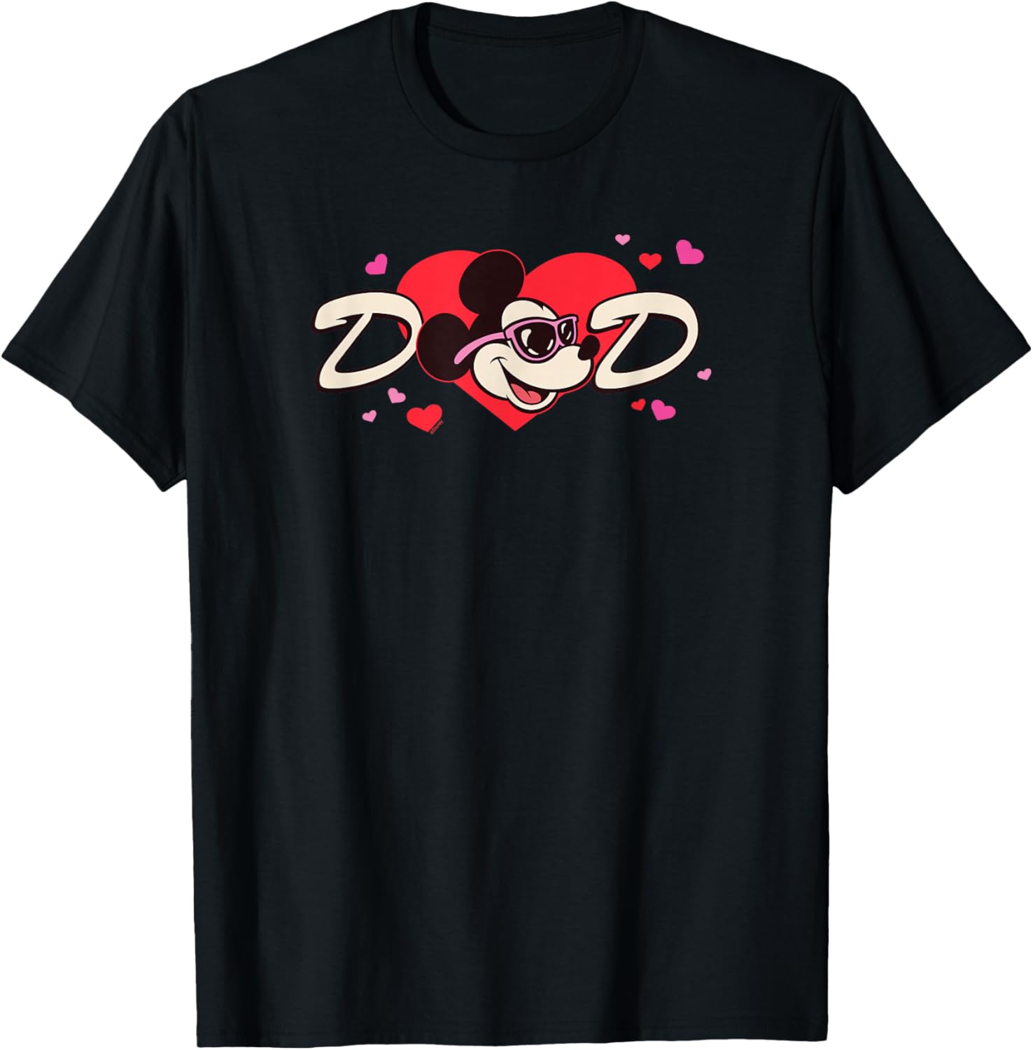 Disney Valentine's Day Dad Gift Family Matching Trip T-Shirt - T-Shirt | Black